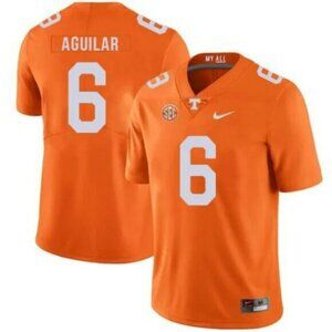 Mens Youths Kids Joey Aguilar Orange Stitched Jersey